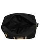 Personalized Black Canvas Lined Travel Kit With Gold Stripes Image 3 of 3